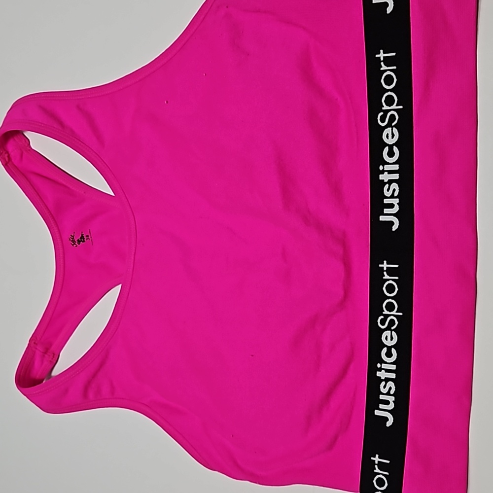 Justice Sport Women's Stretch Sports Bra Size 38 #W-496